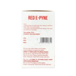 Viên uống Red E-Pyne Mediphar giúp bảo vệ làn da khỏi các tác động xấu (3 vỉ x 10 viên)