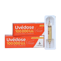 Vitamin D3 Uvedose 100.000IU liều cao của Pháp bổ sung Vitamin D3 (Ống 2ml)