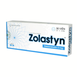 Zolastyn 5mg DaviPharm trị viêm mũi dị ứng, mày đay (3 vỉ x 10 viên)