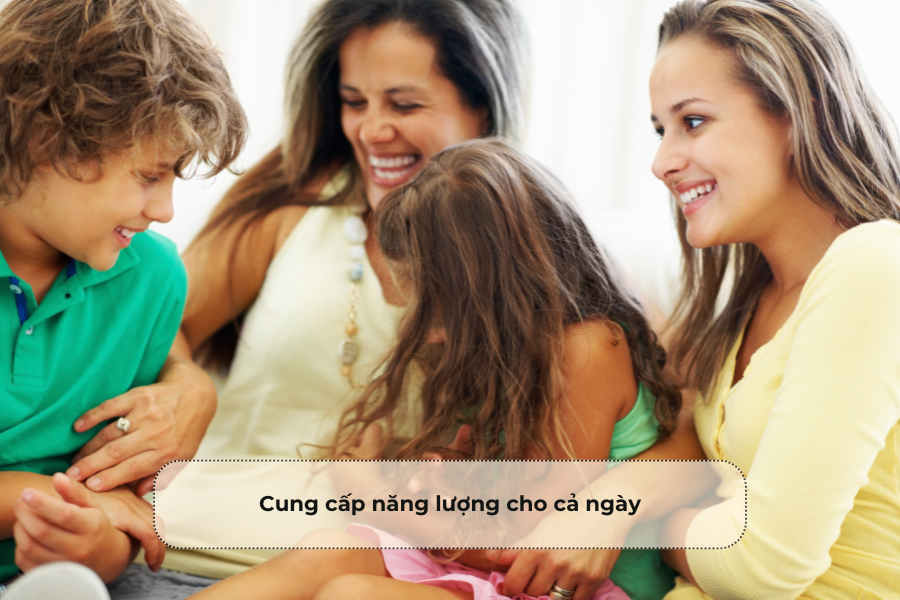 Cung cấp năng lượng cho cả ngày