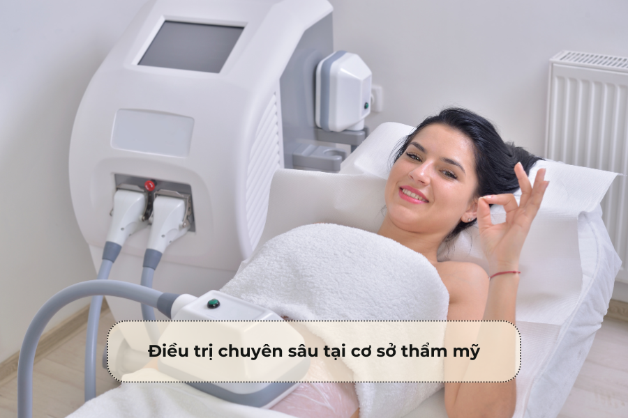 Điều trị chuyên sâu tại cơ sở thẩm mỹ