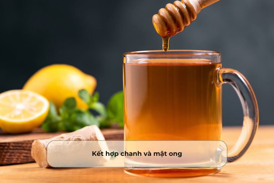 Kết hợp chanh và mật ong