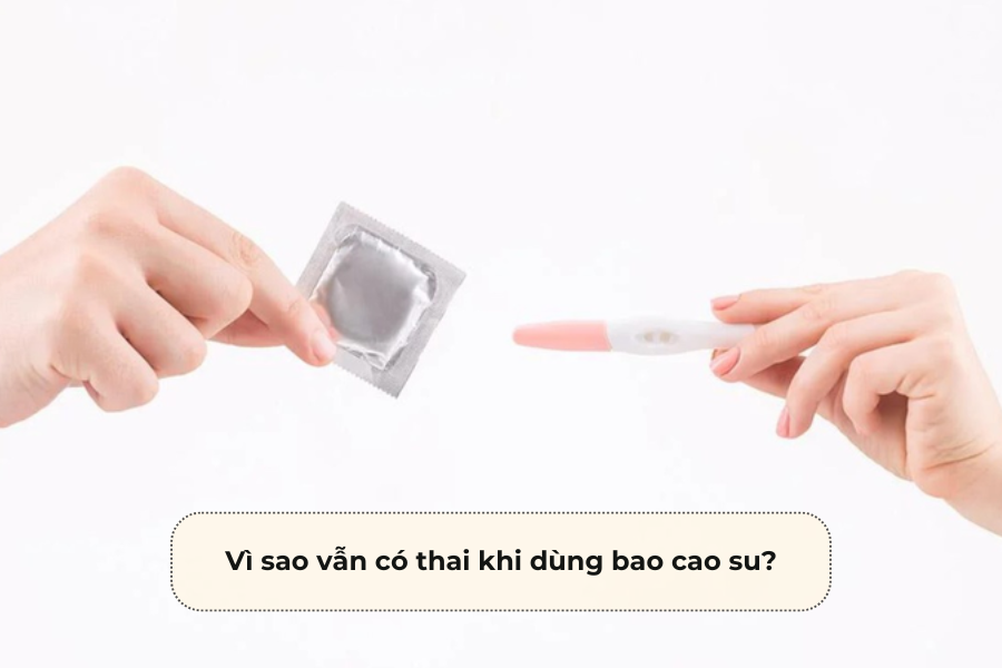 Vì sao vẫn có thai khi dùng bao cao su?