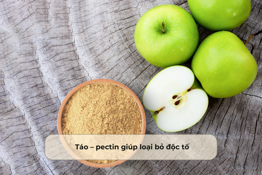 Táo – pectin giúp loại bỏ độc tố