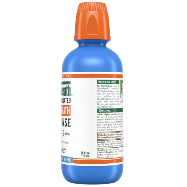 MS - Nước súc miệng TheraBreath Icy Mint Fresh Breath