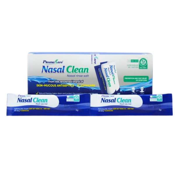 Muối rửa mũi xoang Plasmakare Nasal Clean làm sạch sâu hơn Muối rửa mũi xoang Plasmakare Nasal Clean làm sạch sâu hơn