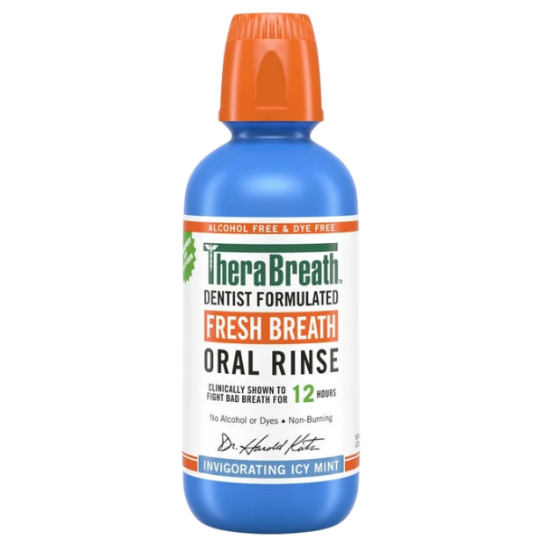 Nước súc miệng TheraBreath Icy Mint Fresh Breath Nước súc miệng TheraBreath Icy Mint Fresh Breath