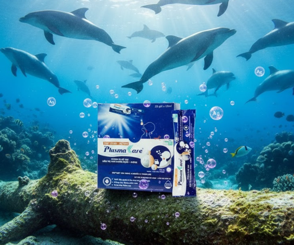 Súc họng miệng PlasmaKare dạng túi giải pháp tại chỗ cho bệnh hô hấp (Hộp 25 gói x 10ml)