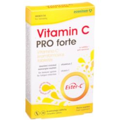 Viên nhai Vitamin C Pro Forte Aconitum tăng đề kháng, giảm mệt mỏi uể oải hộp 30 Viên