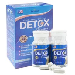 Viên uống giảm cân Supercare Detox Slimming Capsules Supercare hộp 2 lọ x 21 viên
