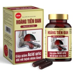 Viên uống Hoàng Tiên Đan hỗ trợ giảm acid uric, giảm cholesterol, bổ thận, trị đau xương khớp (hộp 60 viên)