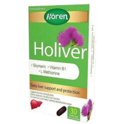 Viên uống Holiver Horen hỗ trợ cải thiện chức năng gan, giải độc gan, hạ men gan hộp 30 Viên