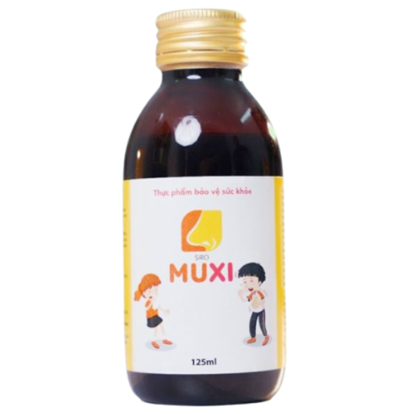 C - Siro Muxi hỗ trợ giảm sổ mũi, ngạt mũi, chảy nước mũi do viêm mũi, viêm xoang