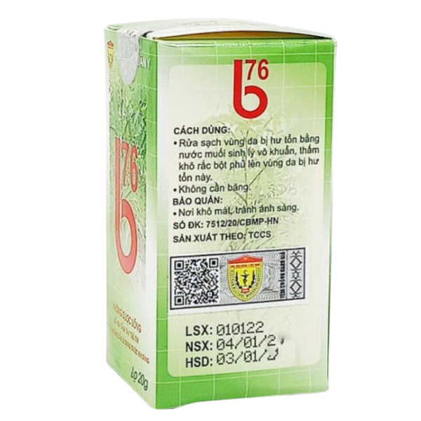 CD - Thuốc bỏng quân đội B76 Học viện Quân Y trị bỏng tốt