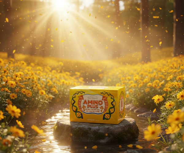 Gói Amino Plus bổ sung các axit amin cần thiết cho cơ thể (Hộp 30 gói x 3g)