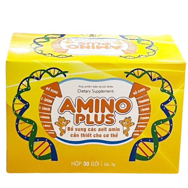 Gói Amino Plus bổ sung các axit amin cần thiết cho cơ thể Gói Amino Plus bổ sung các axit amin cần thiết cho cơ thể