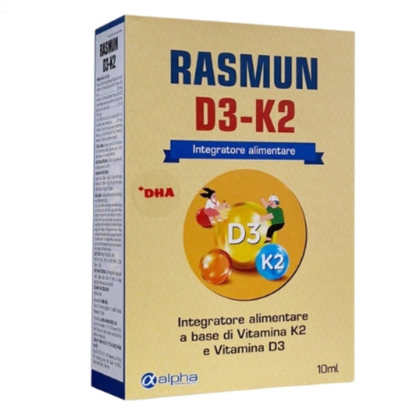 H - Siro Rasmun D3 K2 hỗ trợ hấp thu canxi