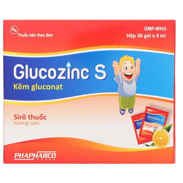 H - Thuốc Glucozinc S bổ sung kẽm, trị thiếu kẽm
