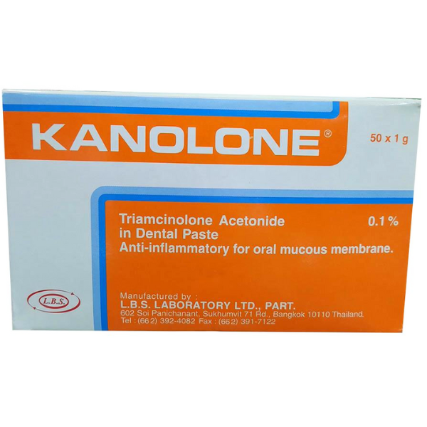 H - Thuốc bôi Kanolone 1g điều trị các vấn đề về loét miệng, viêm nhiễm trong khoang miệng