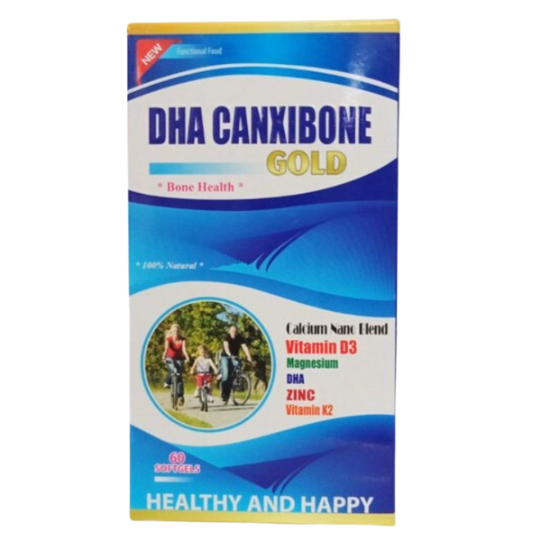 H - Viên uống DHA Canxibone Gold bổ sung canxi phòng ngừa loãng xương