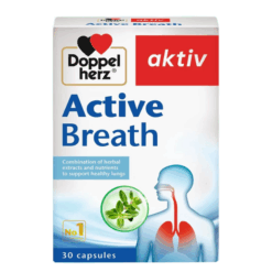 H - Viên uống Doppelherz Active Breath hỗ trợ tăng cường chức năng và bảo vệ phổi