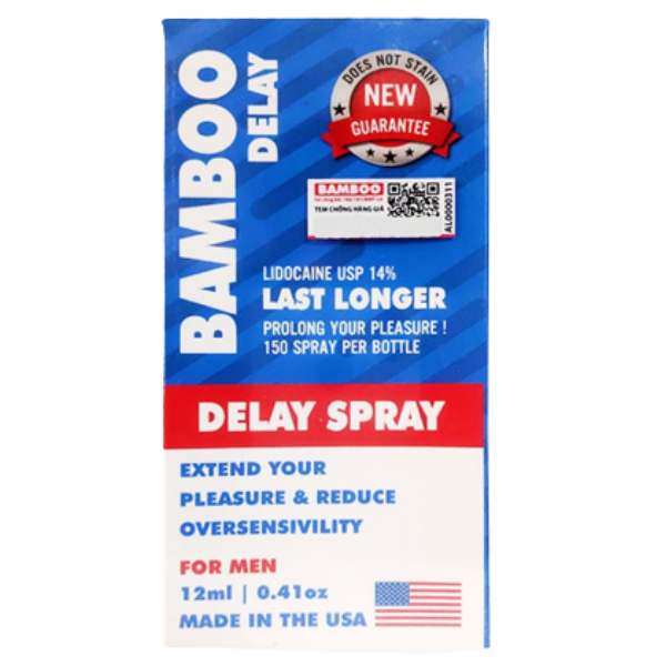 H - Xịt chống xuất tinh sớm Bamboo Delay Spray US