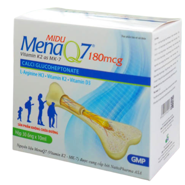 MP - Midu MenaQ7 180mcg hỗ trợ trẻ phát triển xương răng