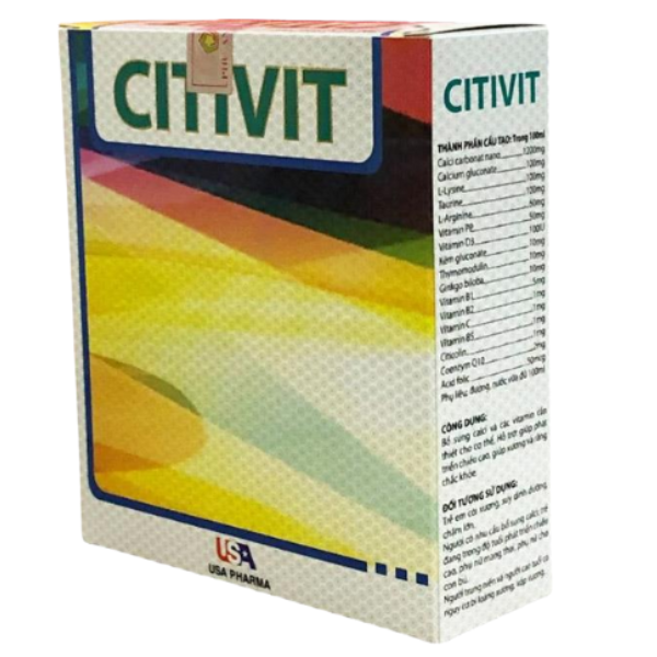 MP - Siro Citivit bổ sung Calcium và vitamin thiết yếu cho cơ thể