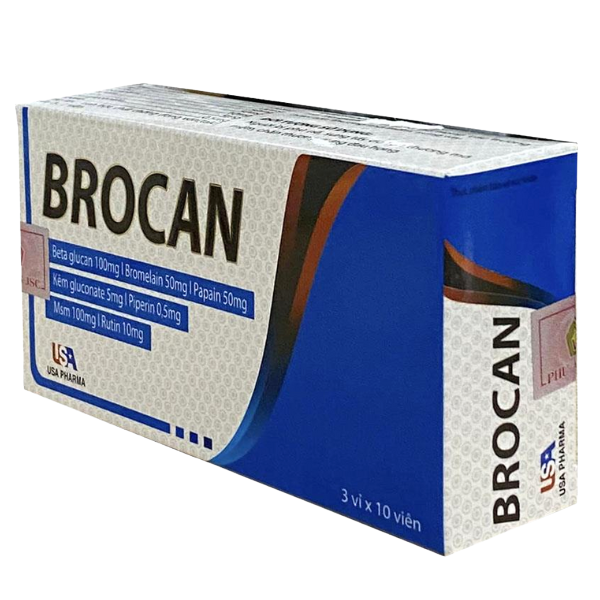 MP - Viên uống Brocan hỗ trợ điều trị các vấn đề về giãn tĩnh mạch, phù nề