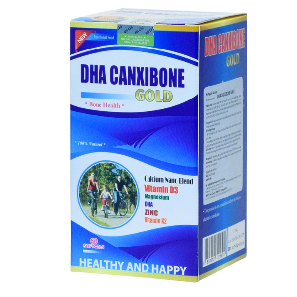 MP - Viên uống DHA Canxibone Gold bổ sung canxi phòng ngừa loãng xương