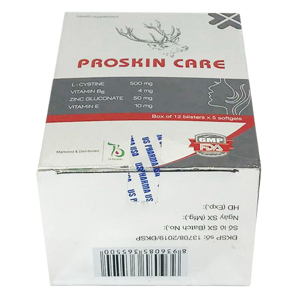 Mã - Viên uống Proskin Care hỗ trợ đẹp da, ngăn ngừa lão hóa