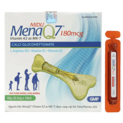 Midu MenaQ7 180mcg hỗ trợ trẻ phát triển xương răng