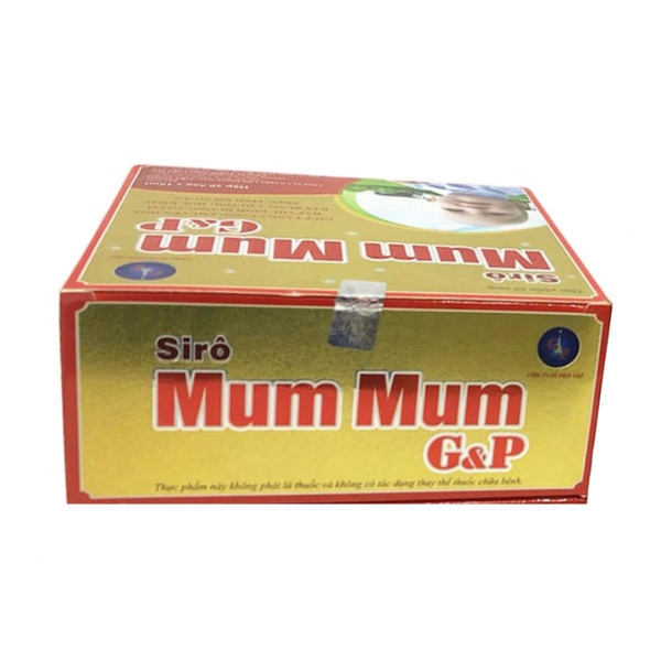 PT - Siro Mum Mum GP giúp ăn ngon tiêu hóa khỏe, tăng cường hấp thu dinh dưỡng, giảm biếng ăn