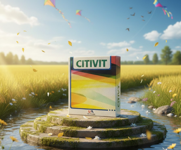 Siro Citivit bổ sung Calcium và vitamin thiết yếu cho cơ thể (Hộp 20 ống)