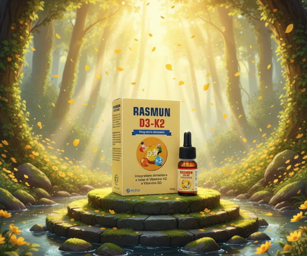 Siro Rasmun D3 K2 hỗ trợ hấp thu canxi (Lọ 10ml)