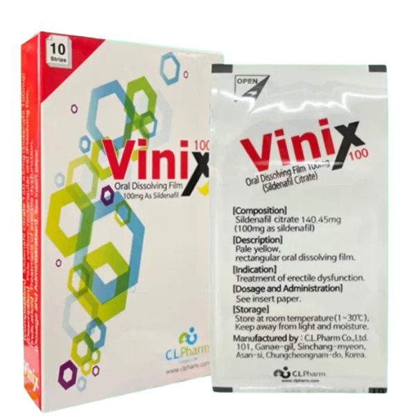 Sp - Tem ngậm Vinix 100 điều trị rối loạn cương dương ở nam giới