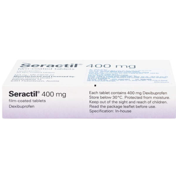 TA - Thuốc Seractil 400mg điều trị viêm xương khớp , đau bụng hành kinh