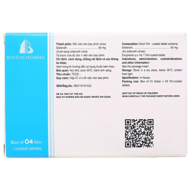 TP - Thuốc Eugra 50 trị rối loạn cương dương