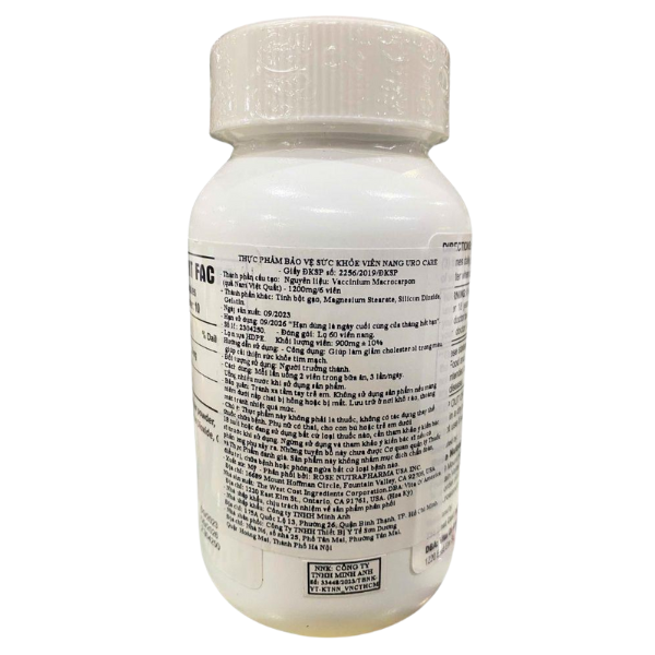 TP - Viên uống Uro Care cải thiện, tăng cường và duy trì sức khỏe tim mạch