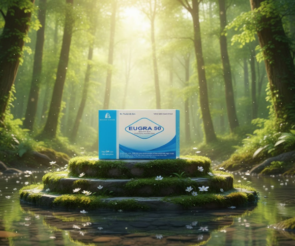 Thuốc Eugra 50 trị rối loạn cương dương (Hộp 1 vỉ x 4 viên)