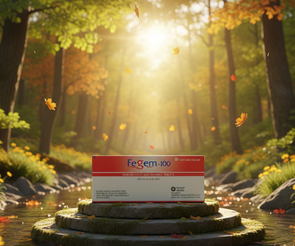 Thuốc Fegem-100 Torrent bổ sung Sắt, ngăn ngừa thiếu máu (Hộp 10 vỉ x 10 viên)