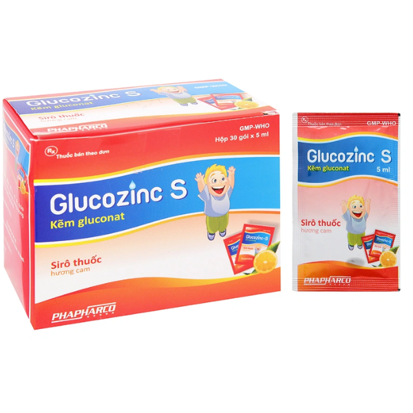 Thuốc Glucozinc S bổ sung kẽm, trị thiếu kẽm Thuốc Glucozinc S bổ sung kẽm, trị thiếu kẽm