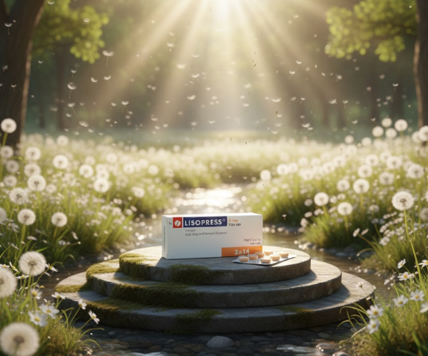 Thuốc Lisopress 5mg trị tăng huyết áp và suy tim (Hộp 2 vỉ x 14 viên)