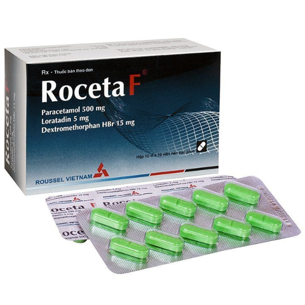 Thuốc Roceta F điều trị nhức đầu, cảm cúm hiệu quả Thuốc Roceta F điều trị nhức đầu, cảm cúm hiệu quả