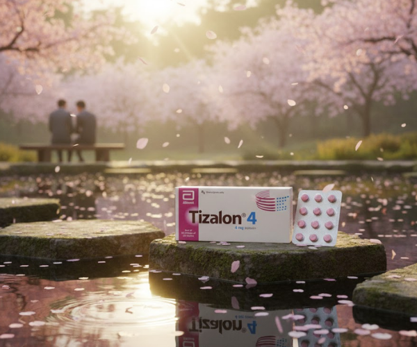 Thuốc Tizalon 4mg Glomed điều trị chứng co cứng cơ (Hộp x 10 vỉ x 10 viên)