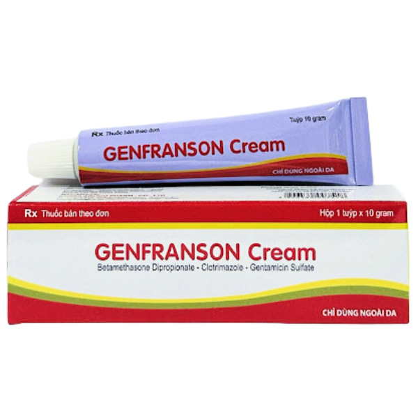 Thuốc bôi Genfranson cream điều trị bệnh lý viên da cơ địa Thuốc bôi Genfranson cream điều trị bệnh lý viên da cơ địa