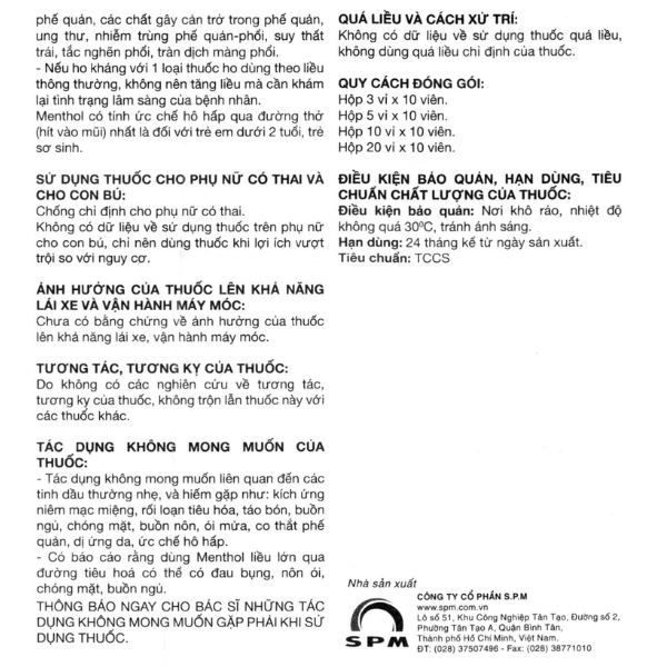 Toa 2 - Thuốc Eugintol Fort điều trị các chứng ho do đau họng, sổ mũi, cảm cúm