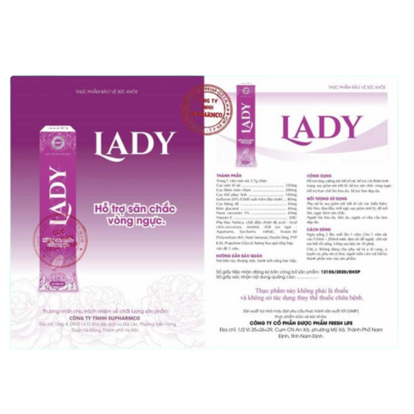 Toa - Viên sủi Lady hỗ trợ tăng kích thước vòng 1