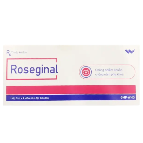 Viên đặt âm đạo Roseginal Viên đặt âm đạo Roseginal