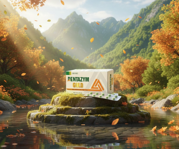 Viên uống Dentazym Gold hỗ trợ giảm triệu chứng sưng đau và phù nề (Hộp 30 viên)